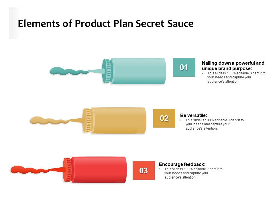Elements Of Product Plan Secret Sauce Ppt PowerPoint Presentation Infographic Template Elements PDF