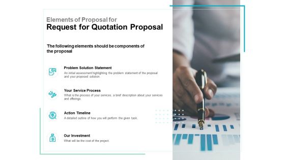 Elements Of Proposal For Request For Quotation Proposal Ppt PowerPoint Presentation Styles Smartart