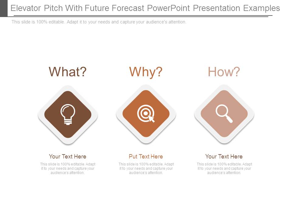 Elevator Pitch With Future Forecast Powerpoint Presentation Examples
