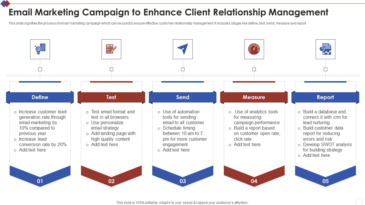 Email Marketing Campaign To Enhance Client Relationship Management Slides PDF