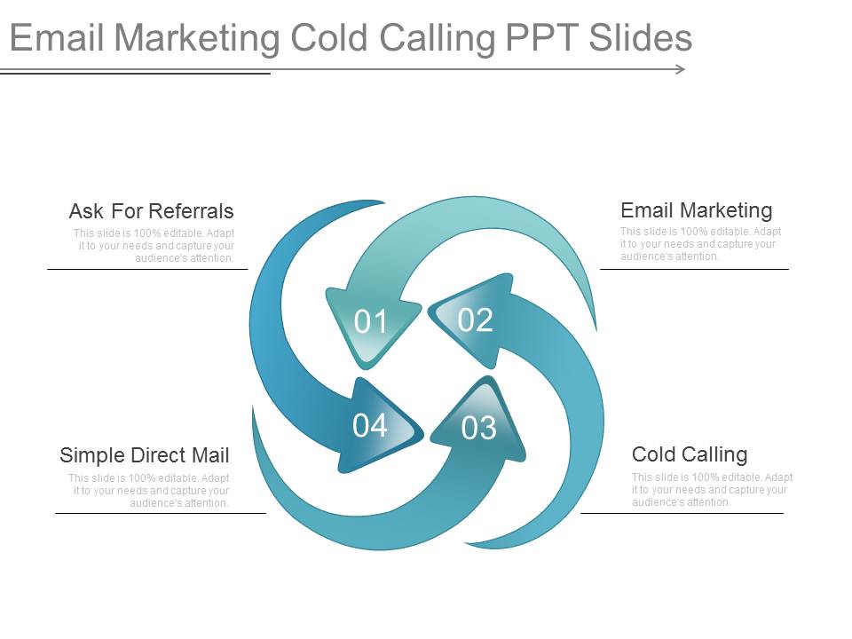 Email Marketing Cold Calling Ppt Slides