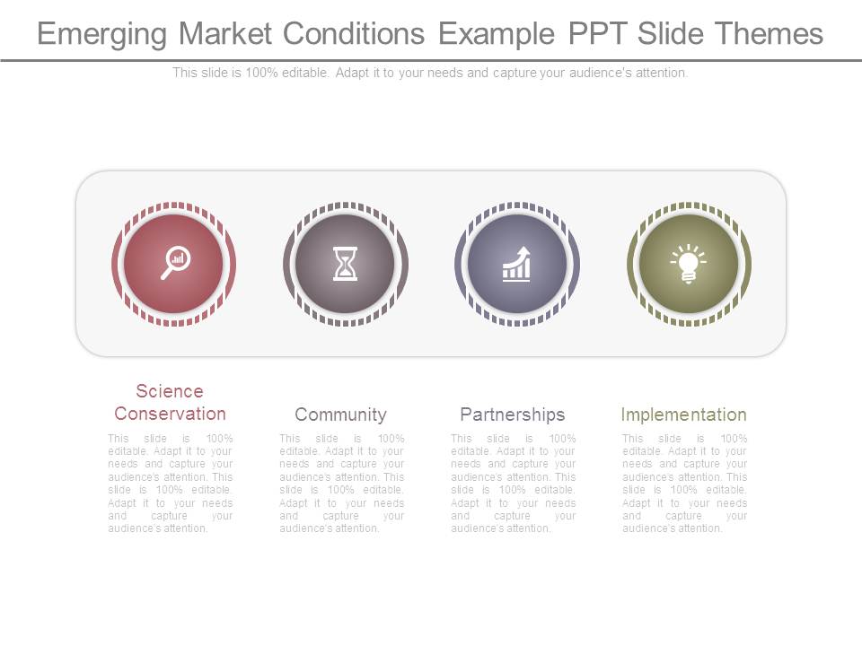 Emerging Market Conditions Example Ppt Slide Themes