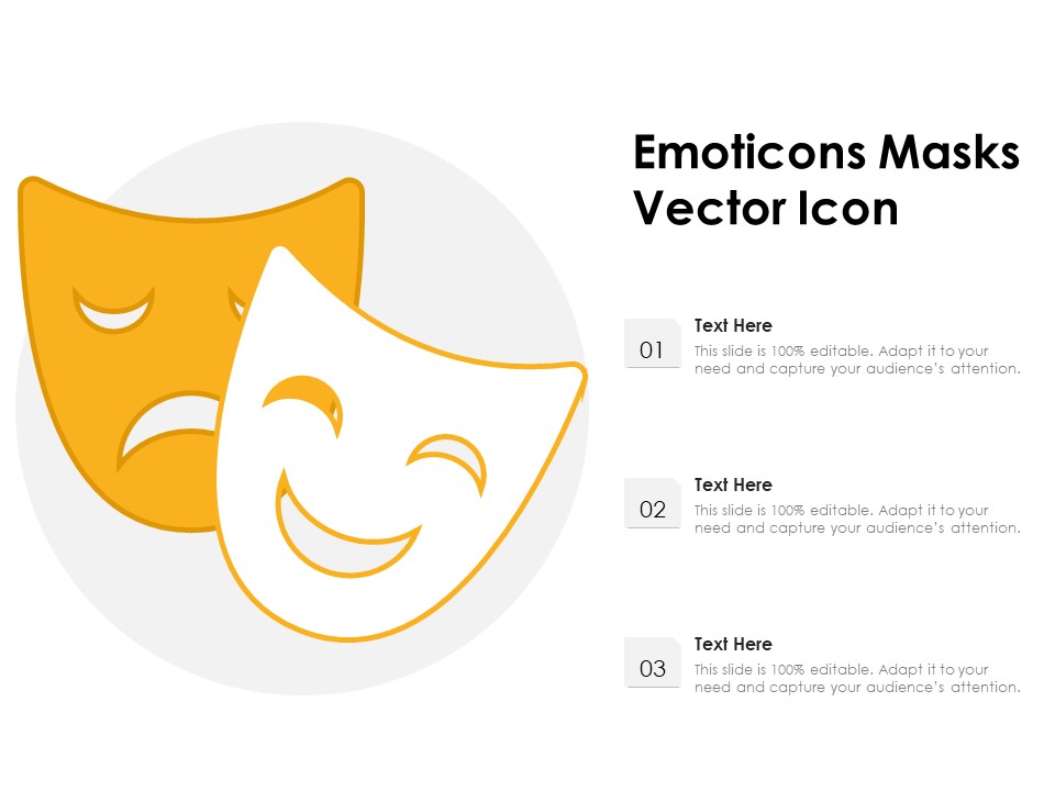 Emoticons Masks Vector Icon Ppt PowerPoint Presentation Icon Vector PDF