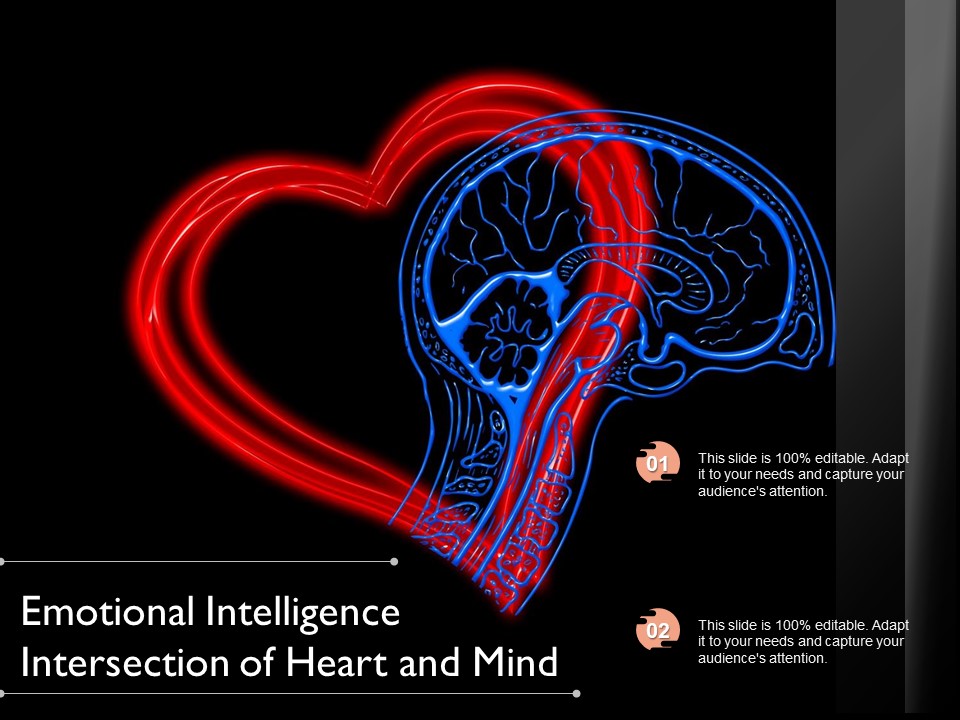 Emotional Intelligence Intersection Of Heart And Mind Ppt PowerPoint Presentation Gallery Information PDF
