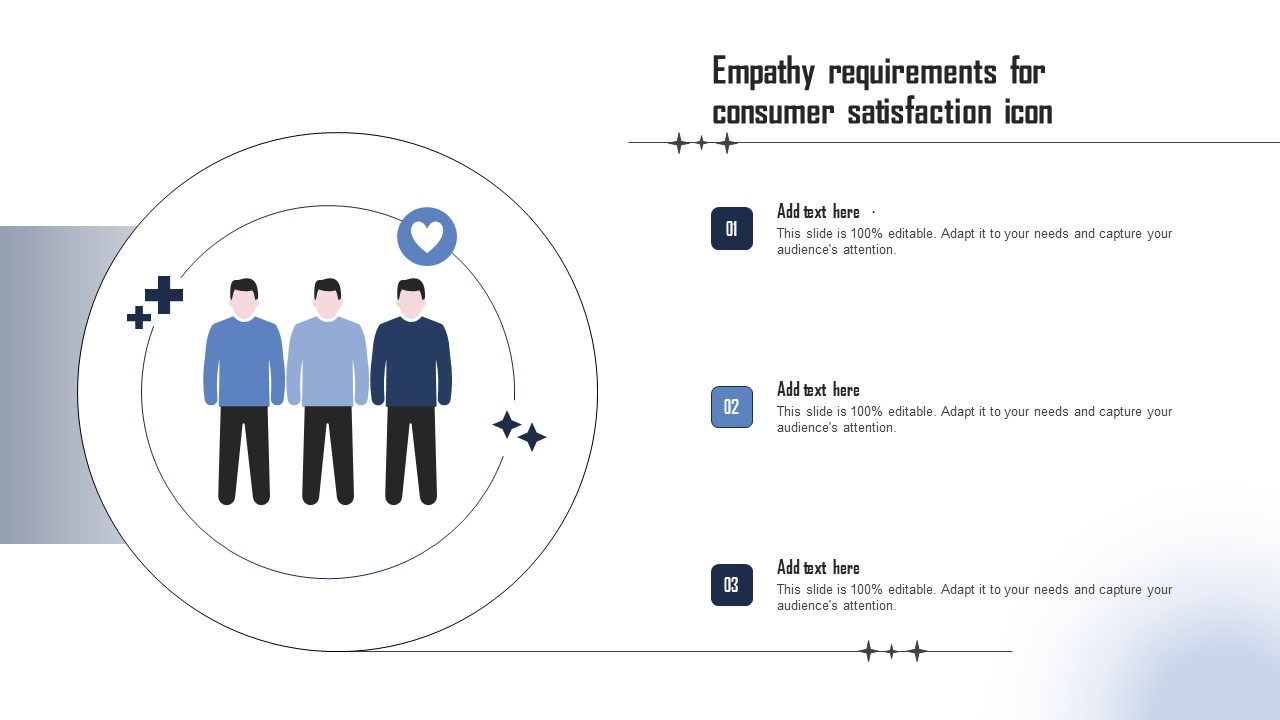 Empathy Requirements For Consumer Satisfaction Icon Themes PDF