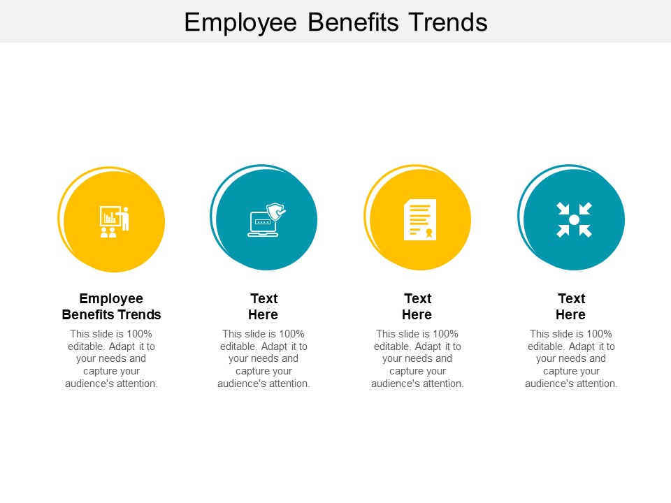 Employee Benefits Trends Ppt PowerPoint Presentation Infographic Template Graphics Tutorials Cpb