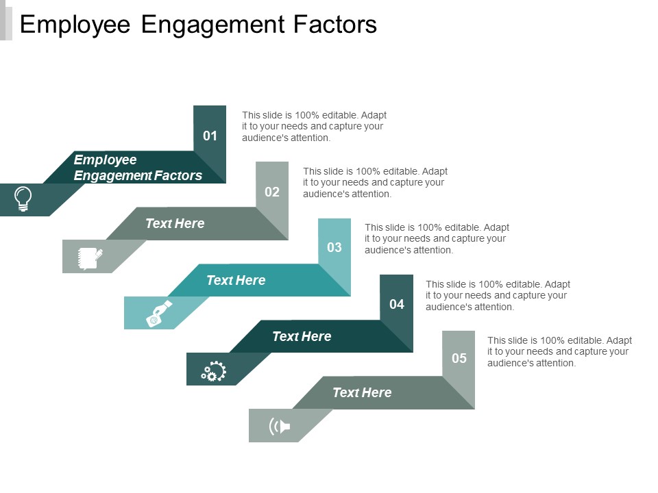 Employee Engagement Factors Ppt PowerPoint Presentation Pictures Background Cpb