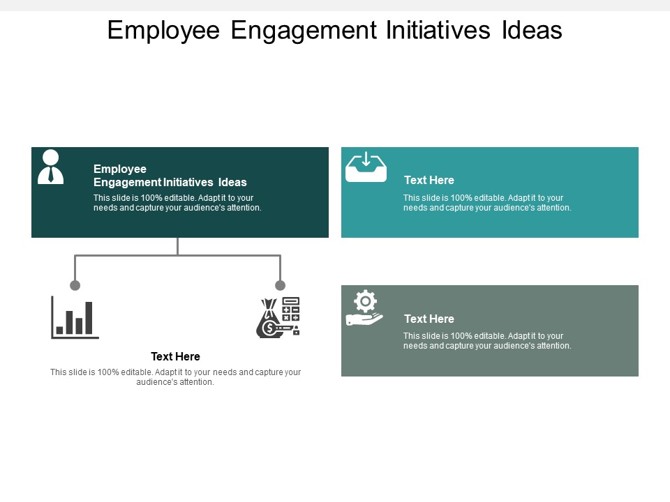 Employee Engagement Initiatives Ideas Ppt PowerPoint Presentation Slides Shapes Cpb