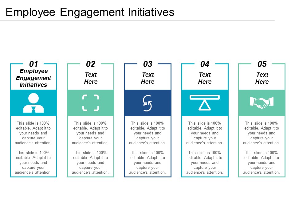 Employee Engagement Initiatives Ppt PowerPoint Presentation Pictures Format Cpb