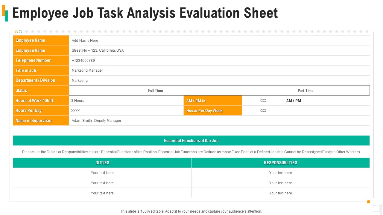 Employee Job Training Need Analysis Process Sample PDF