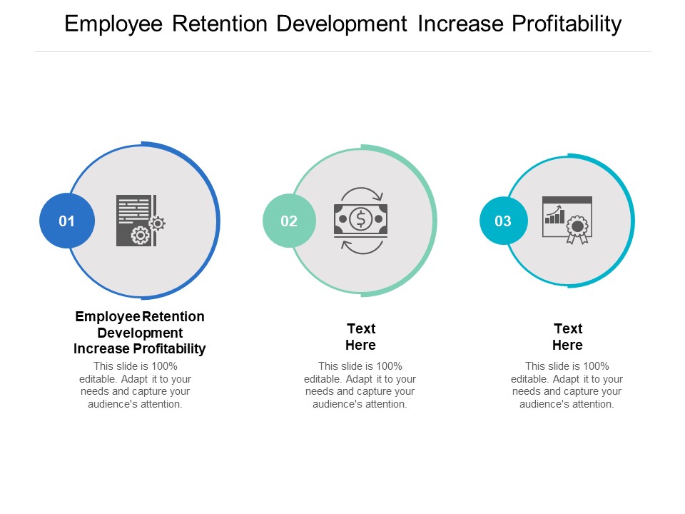 Employee Retention Development Increase Profitability Ppt PowerPoint Presentation Gallery Mockup Cpb