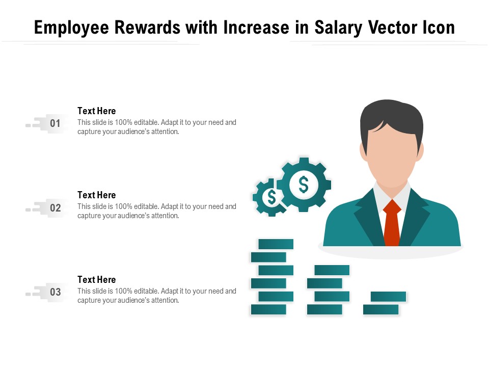Employee Rewards With Increase In Salary Vector Icon Ppt PowerPoint Presentation Ideas Mockup PDF