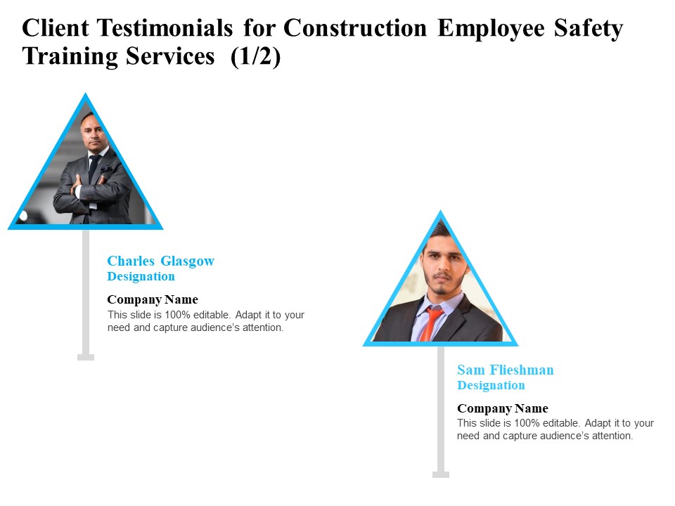 Employee Safety Health Training Program Client Testimonials For Construction Employee Safety Services Information PDF