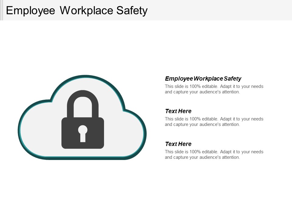 Employee Workplace Safety Ppt PowerPoint Presentation Model Influencers Cpb
