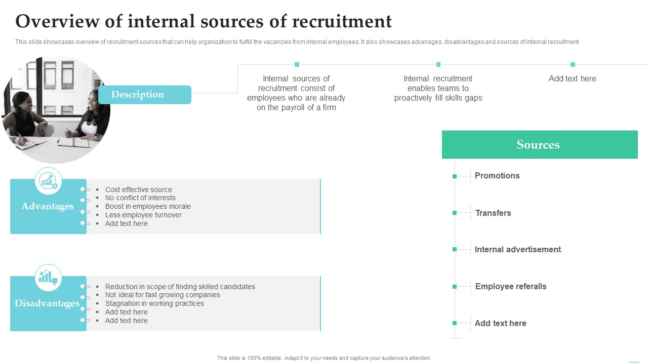 Employing Candidate Using Internal And External Mediums Of Recruitment Overview Of Internal Sources Microsoft PDF