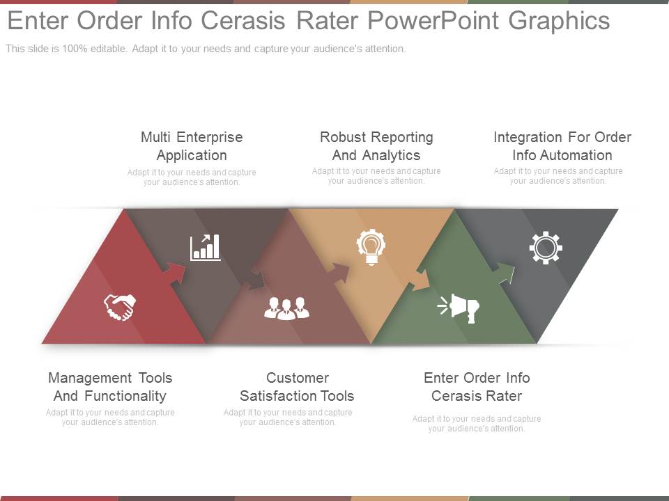 Enter Order Info Cerasis Rater Powerpoint Graphics