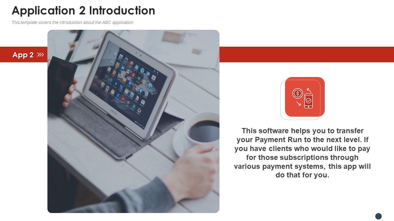 Enterprise Application Software Company Application 2 Introduction Graphics PDF