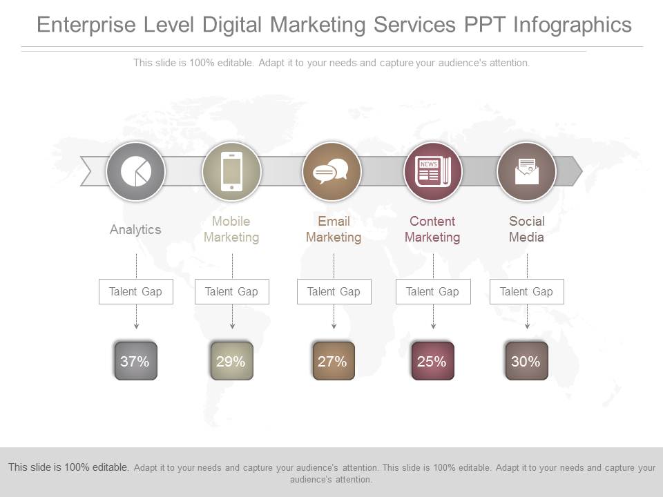 Enterprise Level Digital Marketing Services Ppt Infographics