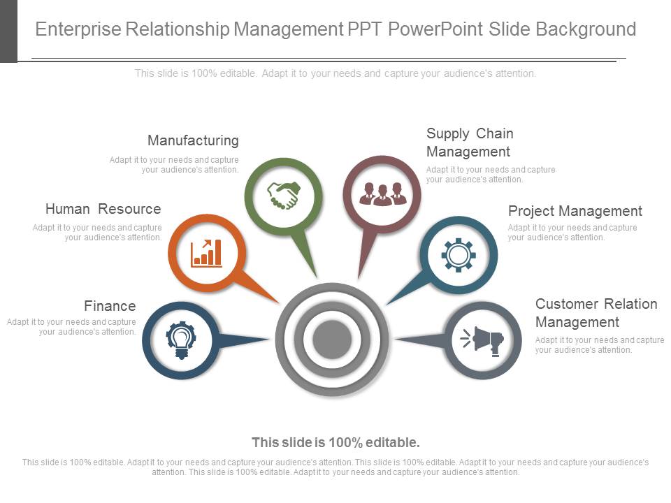 Enterprise Relationship Management Ppt Powerpoint Slide Background