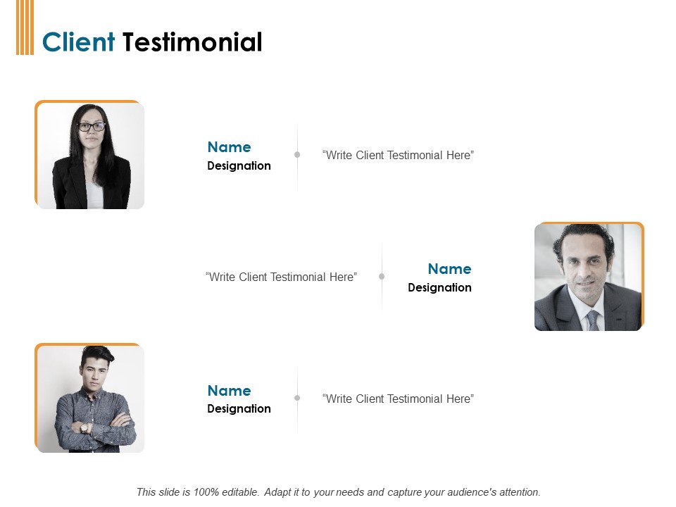 Enterprise Revamping Client Testimonial Ppt Visual Aids Inspiration PDF