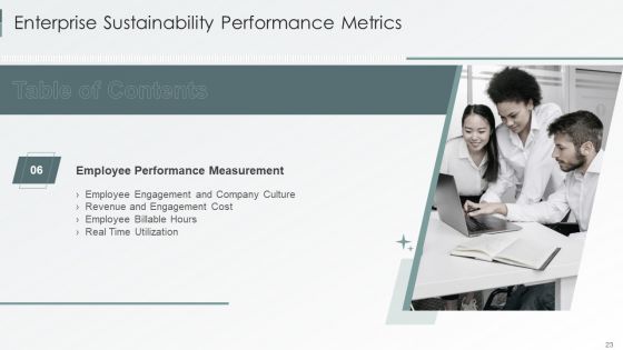 Enterprise Sustainability Performance Metrics Ppt PowerPoint Presentation Complete Deck With Slides