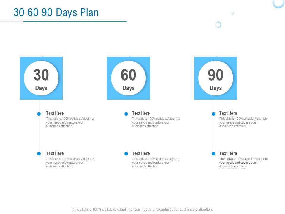 Enterprise Thesis 30 60 90 Days Plan Ppt Layouts Show PDF
