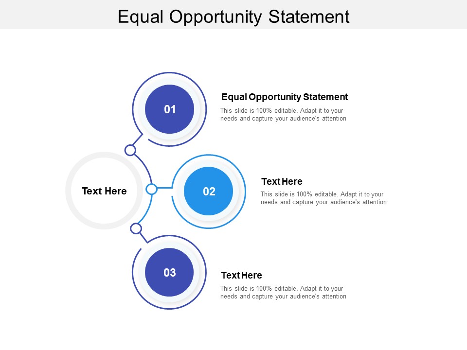 Equal Opportunity Statement Ppt PowerPoint Presentation Ideas Graphics Tutorials Cpb