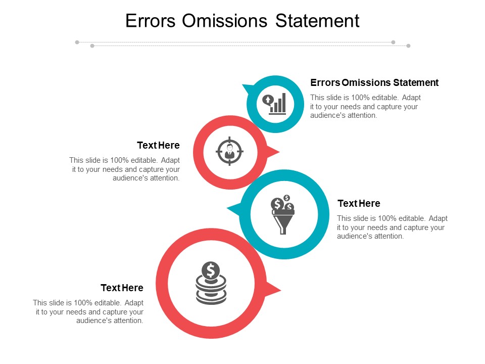 Errors Omissions Statement Ppt PowerPoint Presentation Show Slides Cpb Pdf