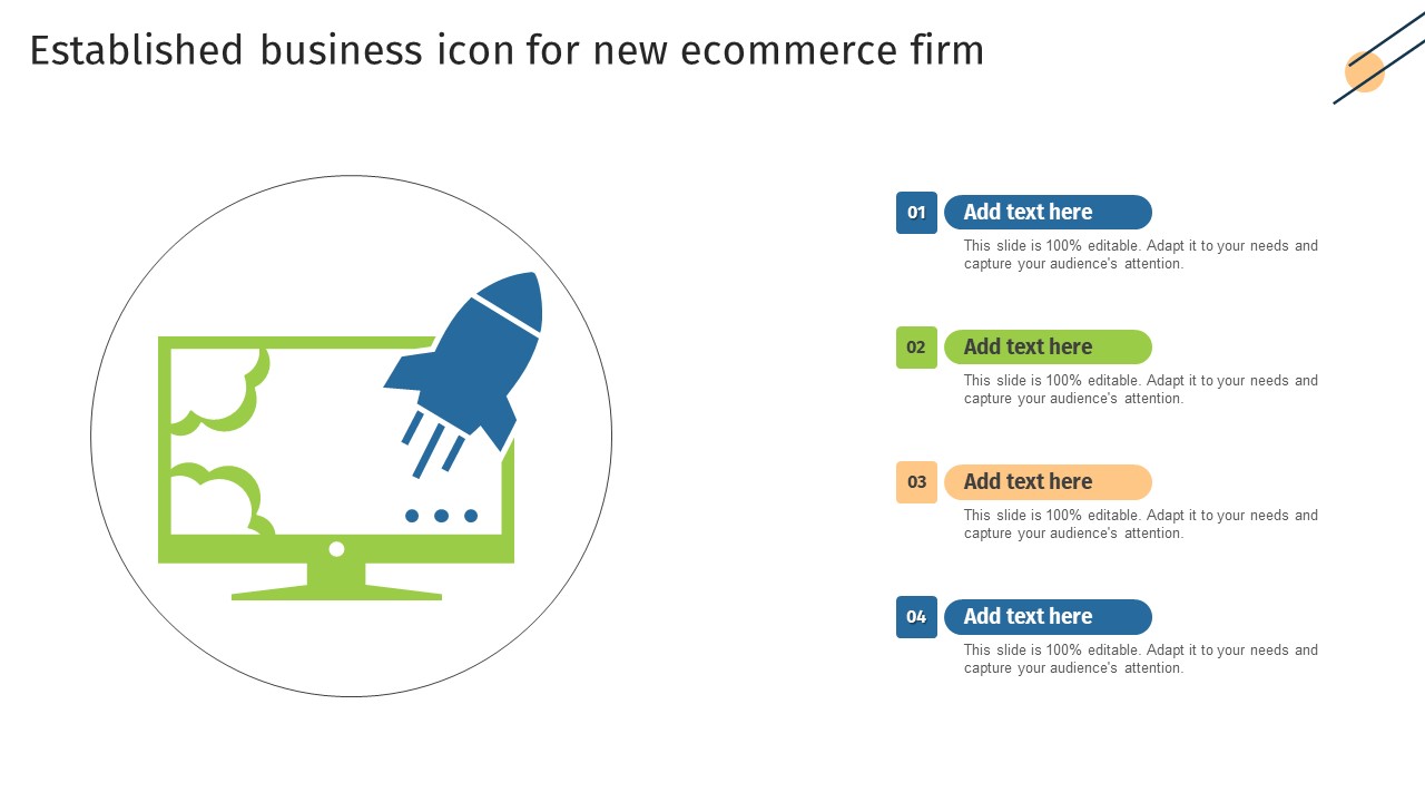 Established Business Icon For New Ecommerce Firm Portrait PDF