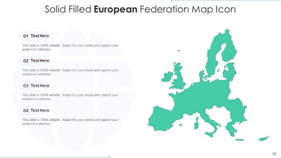 European Federation Map Flag Color Ppt PowerPoint Presentation Complete Deck With Slides