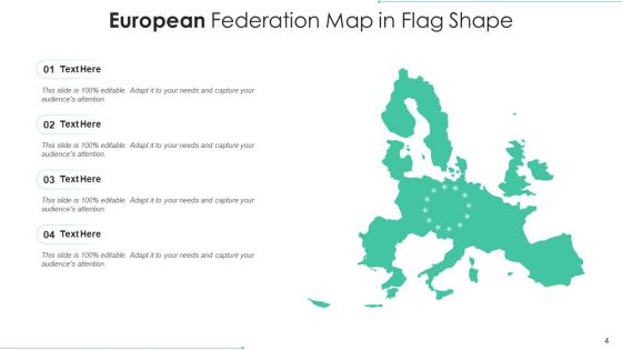 European Federation Map Flag Color Ppt PowerPoint Presentation Complete Deck With Slides