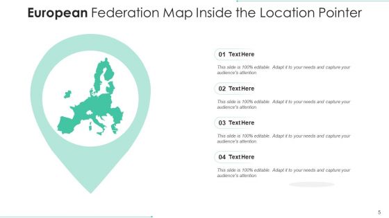 European Federation Map Flag Color Ppt PowerPoint Presentation Complete Deck With Slides