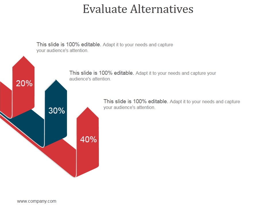 Evaluate Alternatives Ppt PowerPoint Presentation Influencers