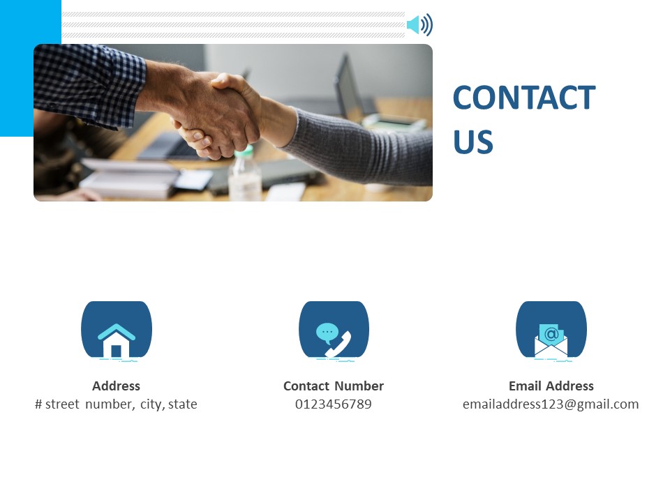 Event Time Announcer Contact Us Ppt Gallery Design Templates PDF