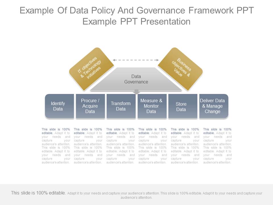 Example Of Data Policy And Governance Framework Ppt Example Ppt Presentation