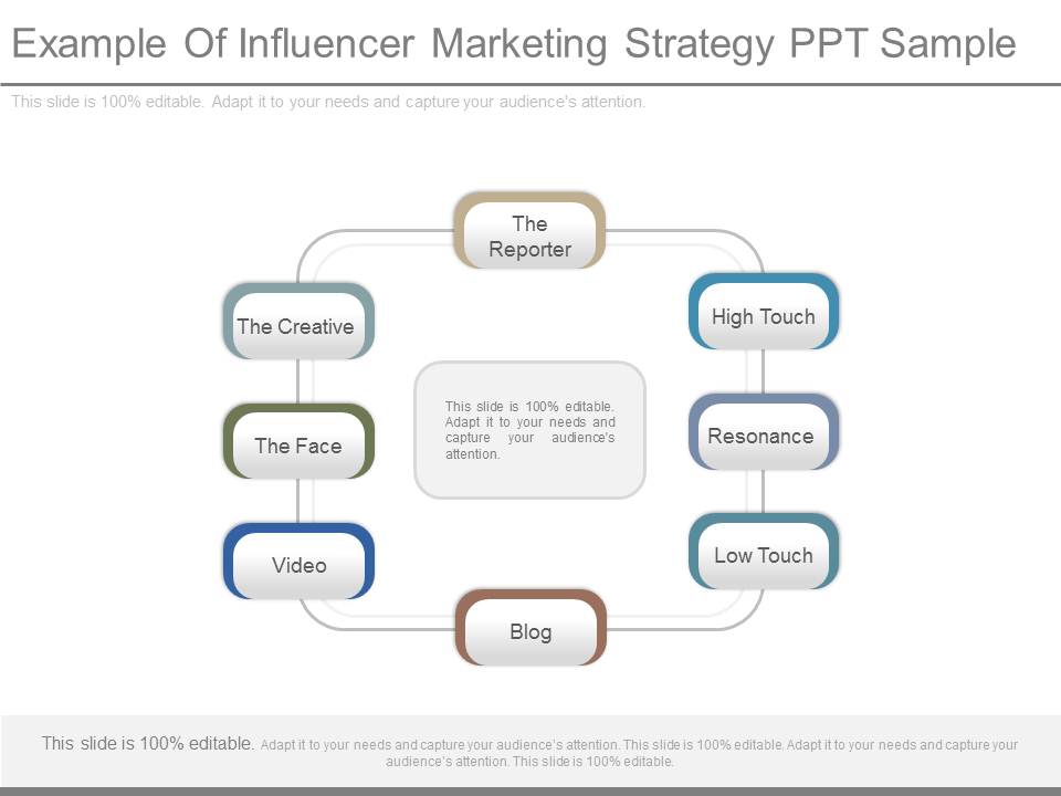 Example Of Influencer Marketing Strategy Ppt Sample