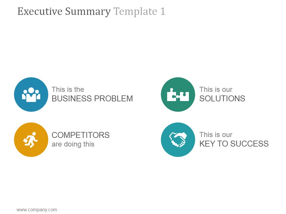 Executive Summary Template 1 Ppt PowerPoint Presentation Samples