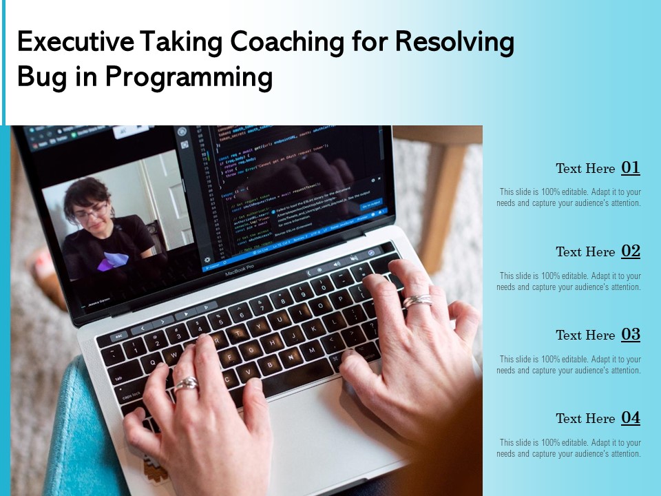 Executive Taking Coaching For Resolving Bug In Programming Ppt PowerPoint Presentation Icon Slides PDF