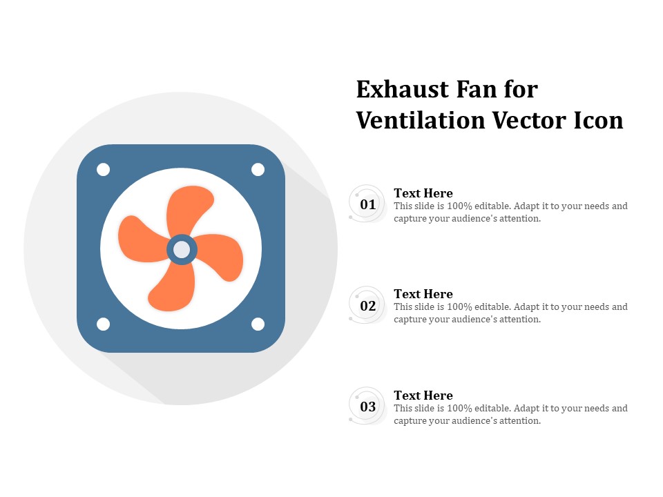Exhaust Fan For Ventilation Vector Icon Ppt PowerPoint Presentation File Infographics PDF