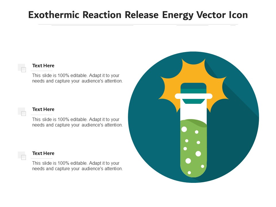 Exothermic Reaction Release Energy Vector Icon Ppt PowerPoint Presentation File Pictures PDF