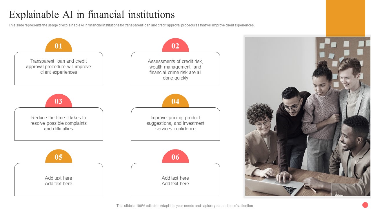 Explainable Machine Learning Explainable AI In Financial Institutions Clipart PDF
