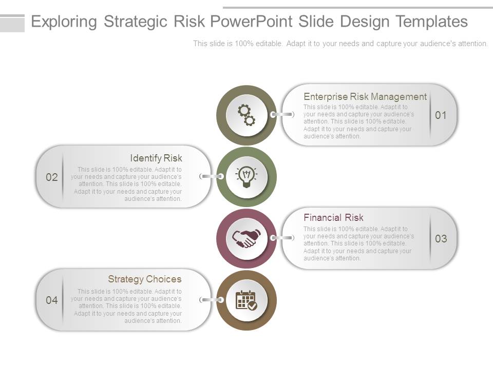 Exploring Strategic Risk Powerpoint Slide Design Templates