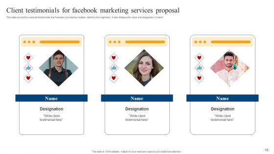 Facebook Advertising Services Proposal Ppt PowerPoint Presentation Complete Deck With Slides