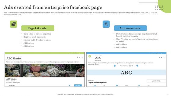 Facebook Marketing Strategies To Develop Create Brand Awareness Ppt PowerPoint Presentation Complete Deck With Slides