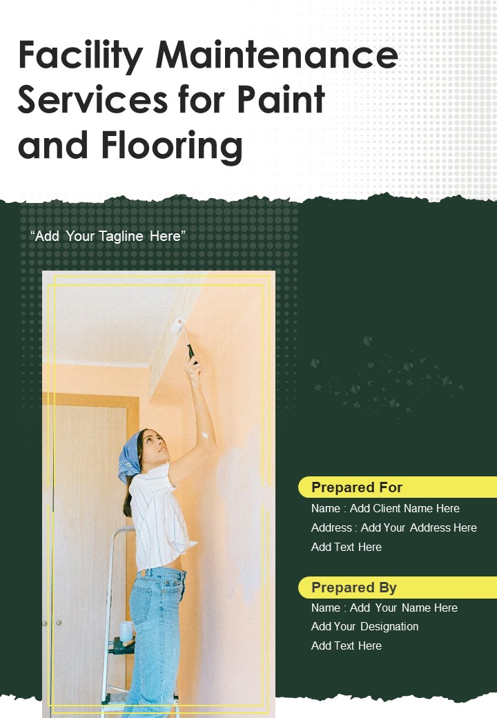 Facility Maintenance Services For Paint And Flooring Example Document Report Doc Pdf Ppt
