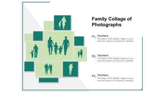 Family Photo Collage Several Pictures Ppt PowerPoint Presentation Complete Deck