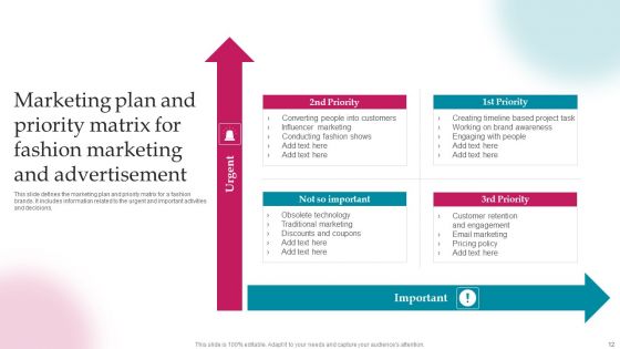 Fashion Marketing And Advertisement Ppt PowerPoint Presentation Complete Deck With Slides
