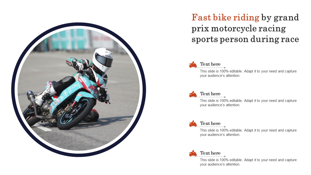 Fast Bike Riding By Grand Prix Motorcycle Racing Sports Person During Race Topics PDF