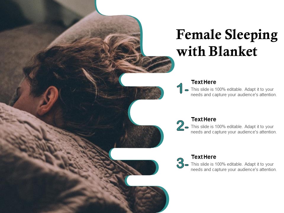 Female Sleeping With Blanket Ppt PowerPoint Presentation File Microsoft PDF