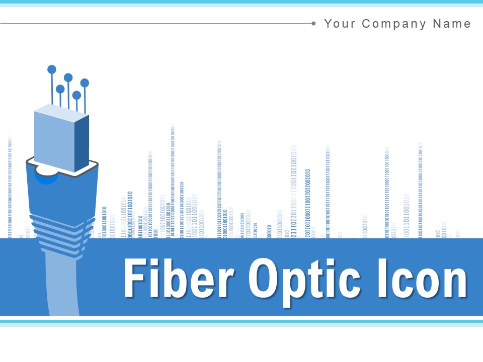 Fiber Optic Icon Electronic Lane Equipment Ppt PowerPoint Presentation Complete Deck